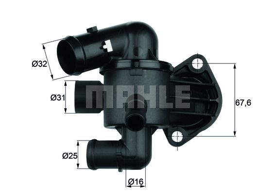 WILMINK GROUP Термостат, охлаждающая жидкость WG1261880